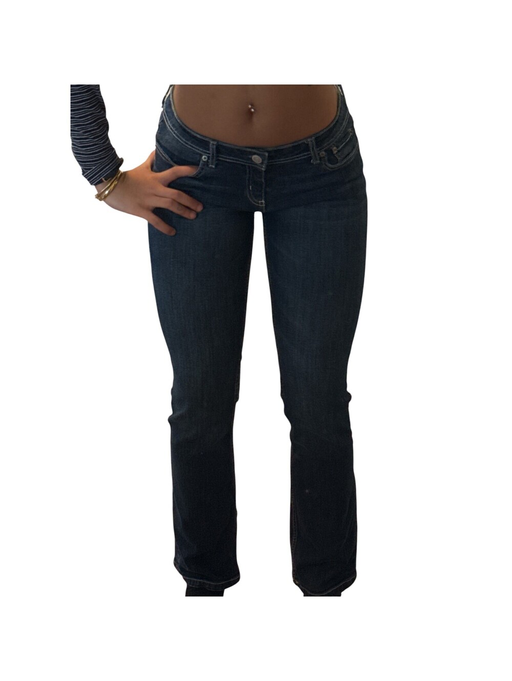 Aeropostale Chelsea Bootcut Jeans Dark Wash Size 9/10 Reg